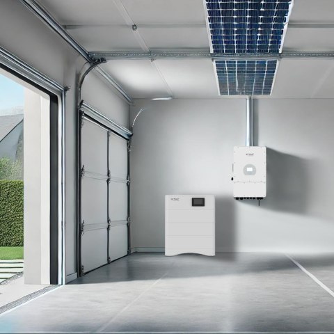 KIT Fotovoltaico Inverter Midea Hiconics Monofase Ibrido ALL-IN-ONE 6kW con Accumulo LFP 15kWh Alta Tensione, IP65 CEI 0-21 e Ga