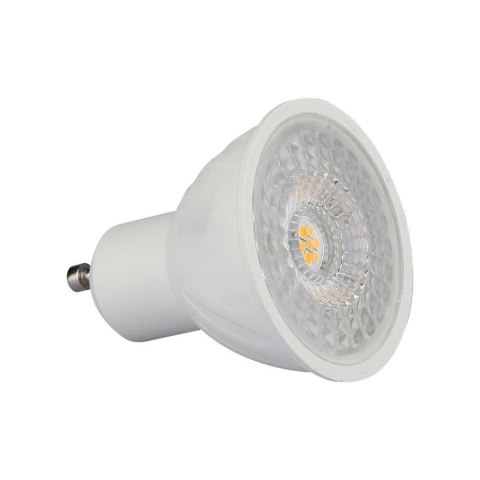 6W GU10 SMD PLASTIC SPOTLIGHT WITH LENS-SAMSUNG CHIP 4000K