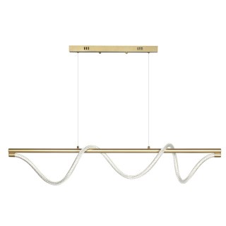 Lampa wisząca wężyk DDXZ003 40W złota