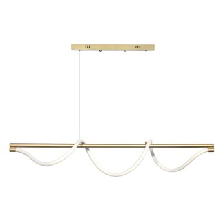 Lampa wisząca wężyk DDXZ004 40W złota