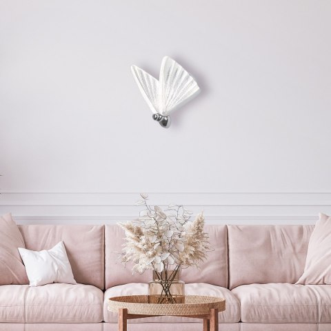 Kinkiet Mariposa srebrny LED CCT Light Prestige