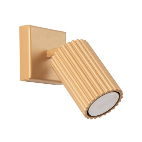 LAMPA ŚCIENNA Kinkiet KARBON złoty