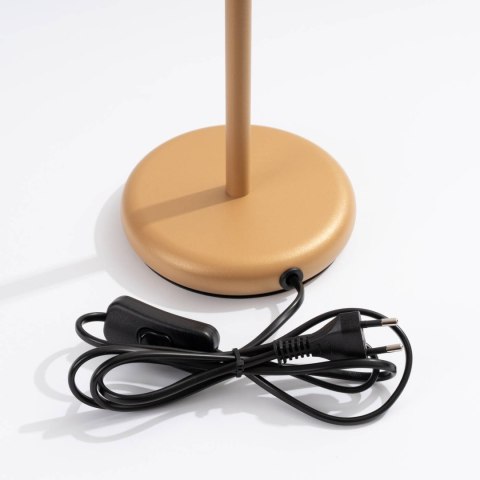 LAMPA STOŁOWA LAMPA GABINETOWA Lampa biurkowa KARBON złota