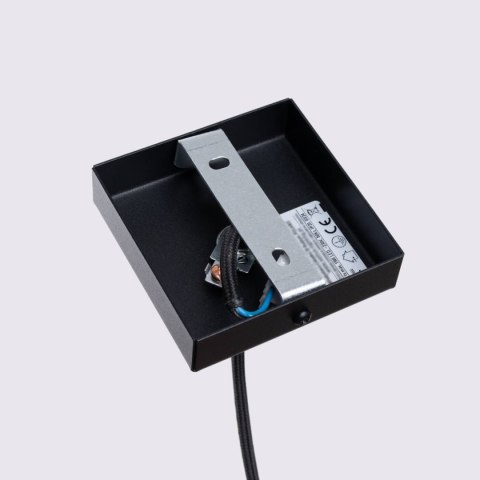 ŻYRANDOL LAMPA SUFITOWA Lampa wisząca KARBON 1 czarny