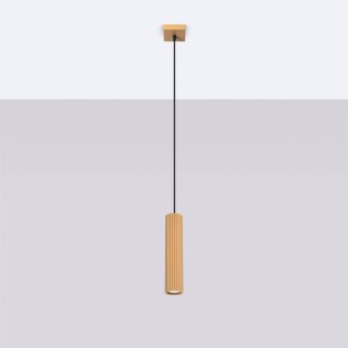 Sollux Lighting Lampa wisząca KARBON 1 złoty