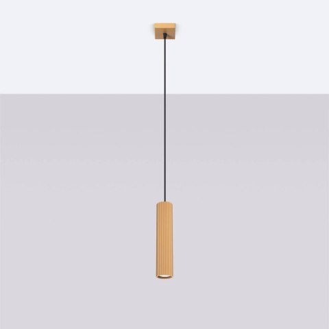 ŻYRANDOL LAMPA SUFITOWA Lampa wisząca KARBON 1 złoty