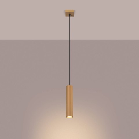 ŻYRANDOL LAMPA SUFITOWA Lampa wisząca KARBON 1 złoty