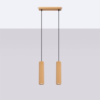 Sollux Lighting Lampa wisząca KARBON 2 złoty