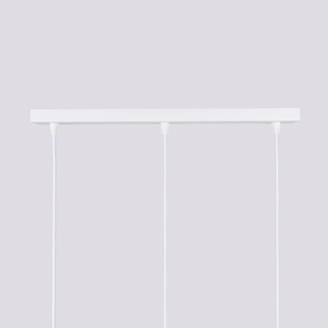 ŻYRANDOL LAMPA SUFITOWA Lampa wisząca KARBON 3L biały