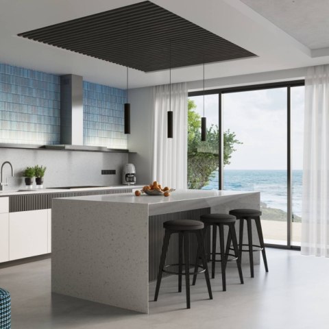 ŻYRANDOL LAMPA SUFITOWA Lampa wisząca KARBON 3L czarny