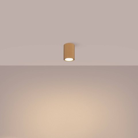 PLAFON LAMPA SUFITOWA REFLEKTOR TUBA SPOT KARBON 10 złoty