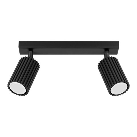 PLAFON LAMPA SUFITOWA REFLEKTOR LISTWA KARBON 2 czarny