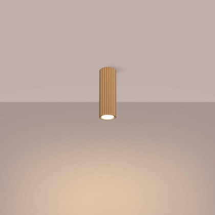 PLAFON LAMPA SUFITOWA REFLEKTOR TUBA SPOT KARBON 20 złoty