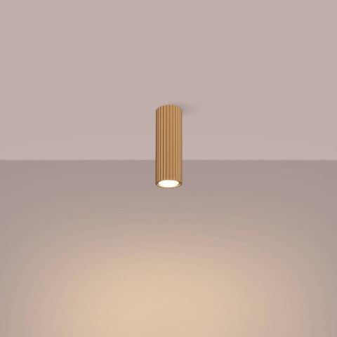 PLAFON LAMPA SUFITOWA REFLEKTOR TUBA SPOT KARBON 20 złoty