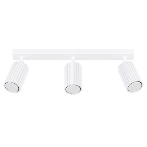 PLAFON LAMPA SUFITOWA REFLEKTOR LISTWA KARBON 3L biały