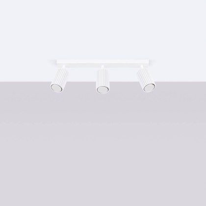 Sollux Lighting Plafon KARBON 3L biały