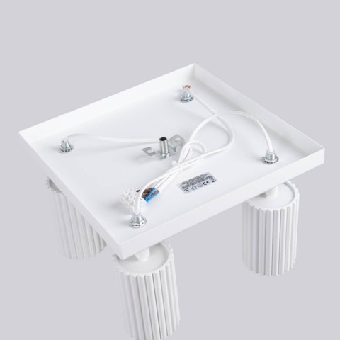 PLAFON LAMPA SUFITOWA REFLEKTOR LISTWA KARBON 4 biały