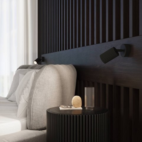 PLAFON LAMPA SUFITOWA REFLEKTOR LISTWA KARBON 4 czarny