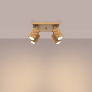 PLAFON LAMPA SUFITOWA REFLEKTOR LISTWA KARBON 4 złoty