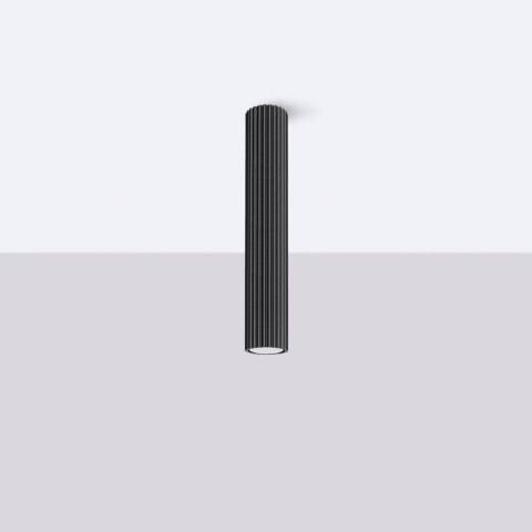 PLAFON LAMPA SUFITOWA REFLEKTOR TUBA SPOT KARBON 40 czarny