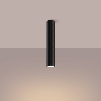 PLAFON LAMPA SUFITOWA REFLEKTOR TUBA SPOT KARBON 40 czarny