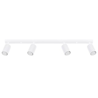 PLAFON LAMPA SUFITOWA REFLEKTOR SOLLUX  KARBON 4L biały