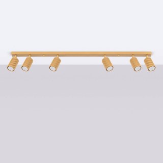 Sollux Lighting Plafon KARBON 6L złoty