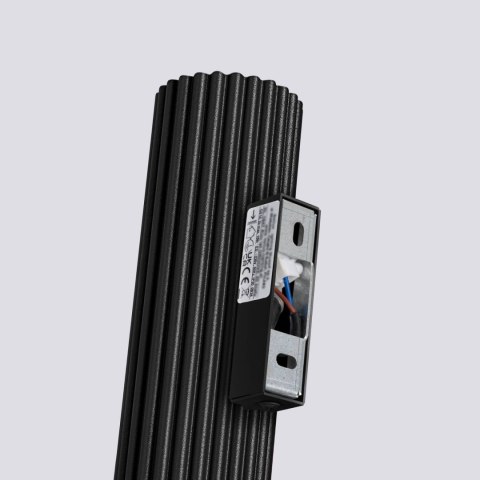 LAMPA ŚCIENNA Kinkiet KARBON 20 czarny