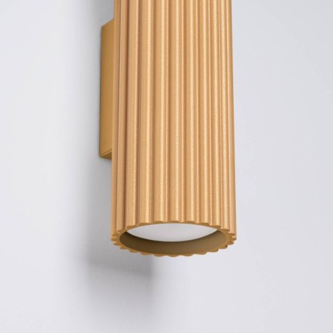 LAMPA ŚCIENNA Kinkiet KARBON 20 złoty