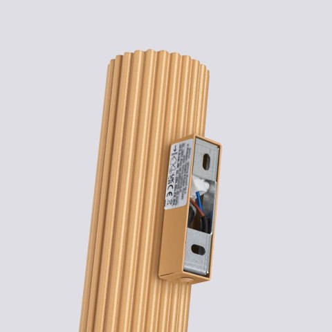 LAMPA ŚCIENNA Kinkiet KARBON 20 złoty