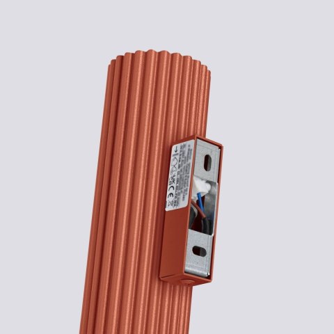 LAMPA ŚCIENNA Kinkiet KARBON 30 ochra czerwona