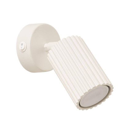 Sollux Lighting Kinkiet KARBON beżowy z włącznikiem
