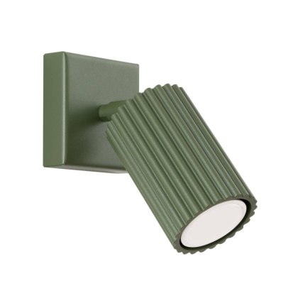 Sollux Lighting Kinkiet KARBON zielony oliwkowy