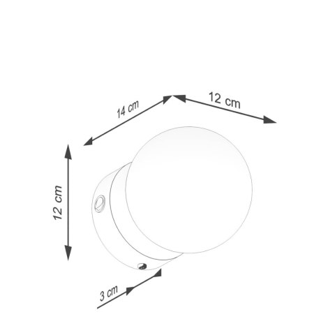 Kinkiet YOLI 1 biały