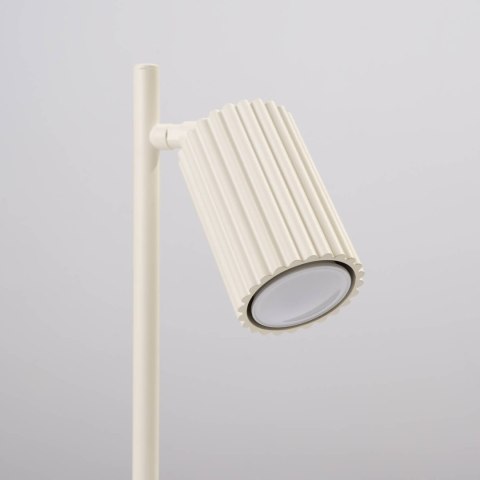 LAMPA STOŁOWA LAMPA GABINETOWA Lampa biurkowa KARBON beżowa