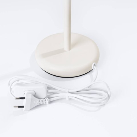 LAMPA STOŁOWA LAMPA GABINETOWA Lampa biurkowa KARBON beżowa