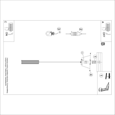 ŻYRANDOL LAMPA SUFITOWA Lampa wisząca KARBON 1 zielony oliwkowy
