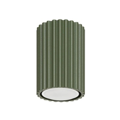 Sollux Lighting Plafon KARBON 10 zielony oliwkowy