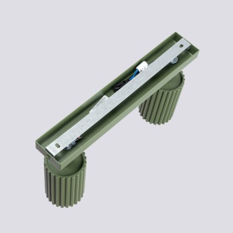 PLAFON LAMPA SUFITOWA REFLEKTOR LISTWA KARBON 2 zielony oliwkowy