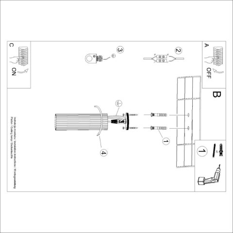 PLAFON LAMPA SUFITOWA REFLEKTOR TUBA SPOT KARBON 20 zielony oliwkowy