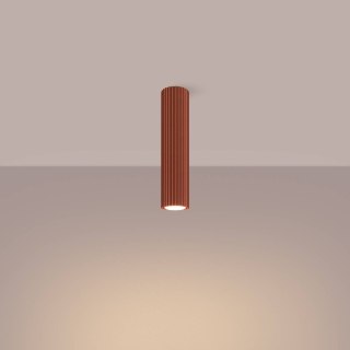 PLAFON LAMPA SUFITOWA REFLEKTOR TUBA SPOT KARBON 30 ochra czerwona