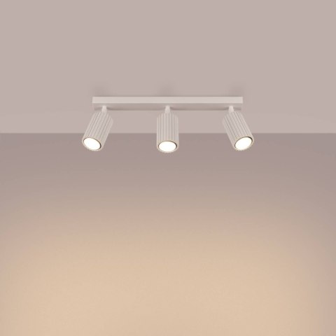 PLAFON LAMPA SUFITOWA REFLEKTOR LISTWA KARBON 3L beżowy