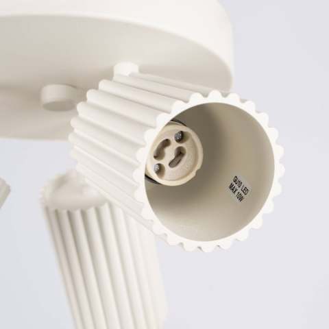 PLAFON LAMPA SUFITOWA REFLEKTOR KARBON 3P beżowy