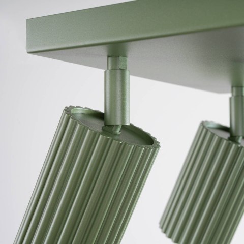 PLAFON LAMPA SUFITOWA REFLEKTOR LISTWA KARBON 4 zielony oliwkowy