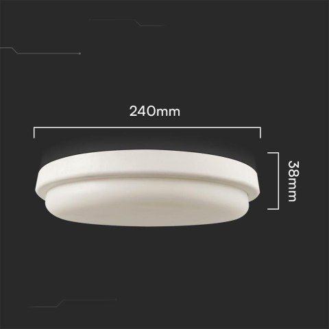 24W LED BULKHEAD 240 mm 4000K IP54