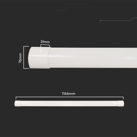 40W LED GRILL FITTING-120CM 3IN1