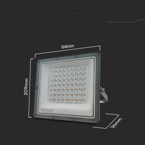 50W LED FLOODLIGHT 3IN1 GUN GREY BODY