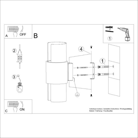 Kinkiet FLASH 2 biały