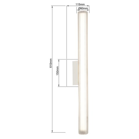 Light Prestige Kinkiet Linea 61 cm biały LED CCT