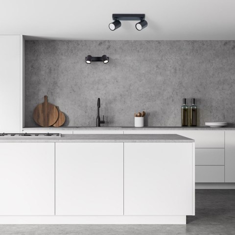 Spot Snow New 2 czarny 2xGU10 Light Prestige